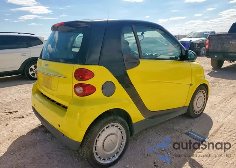 2010 Smart Fortwo Pure z USA, uszkodzony, nr VIN WMEEJ3BA9AK365925